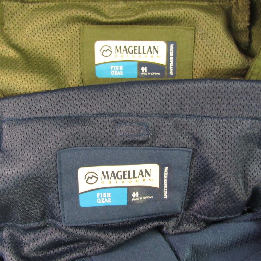 Magellan Shorts Mens 44x9 Blue Green Outdoors Fish Gear Water Repellent Lot of 2 - Picture 4 of 16